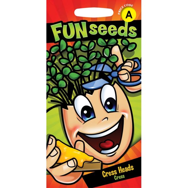 Fun Seeds Cress Heads Cress Seeds